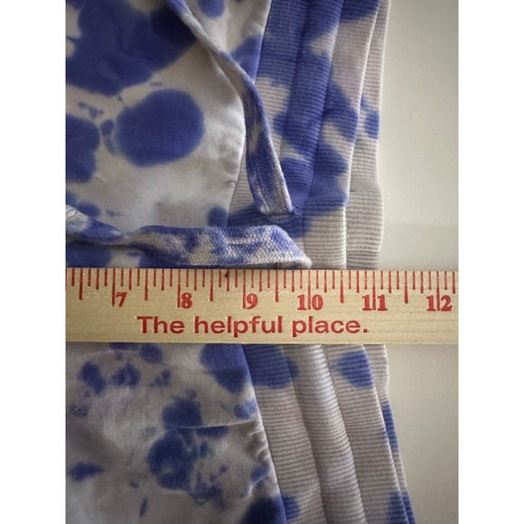 Spiritual Gangster Laguna Tie Dye Joggers Sweatpants Sz L Blue & White Stretchy - Picture 8 of 11
